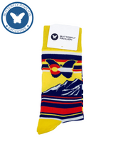 Load image into Gallery viewer, Colorado Butterfly Socks