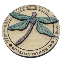 Load image into Gallery viewer, Butterfly Pavilion Wood Magnet