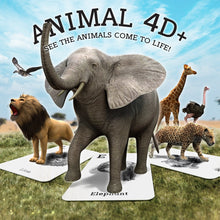 Load image into Gallery viewer, 4D+ Animal Alphabet Cards