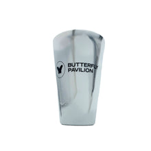 Load image into Gallery viewer, SiliPint durable flexible versatile non-toxic and BPA-Free dishwasher, microwave and freezer safe 16-ounce marble Butterfly Pavilion Branded silicone pint on white background.