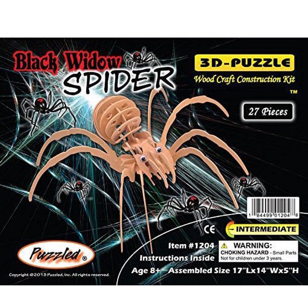 Black Widow 3D Wood Puzzle