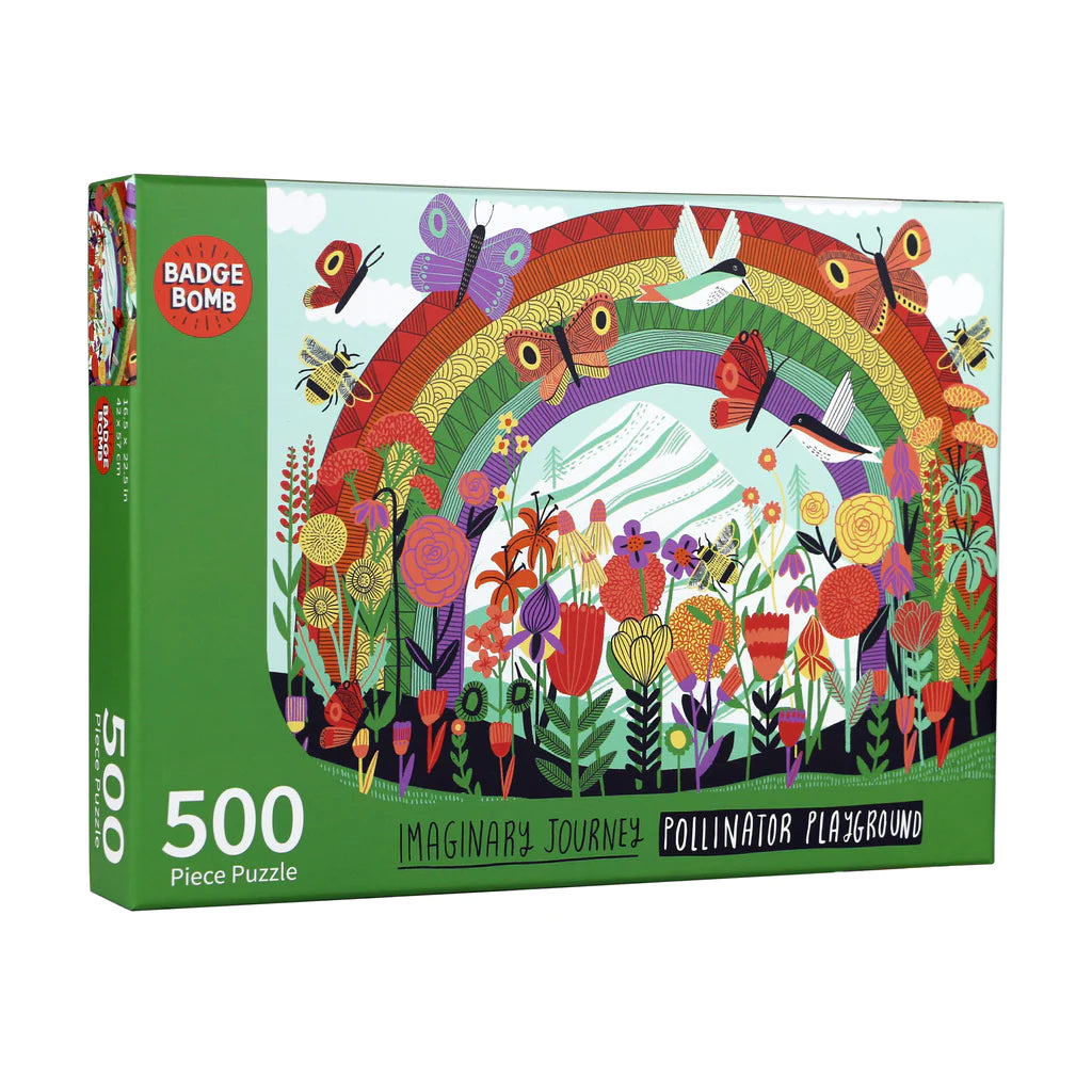 Pollinator Playground 500 Piece Puzzle