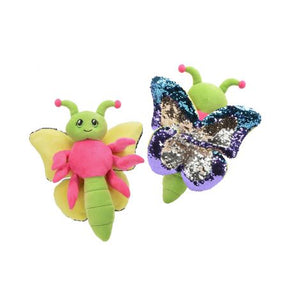 12" Sequin Butterfly Stuffed Animal