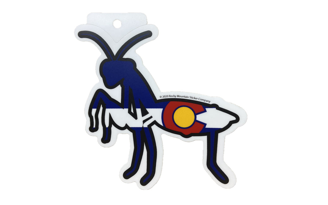 Mantis Colorado Flag Sticker