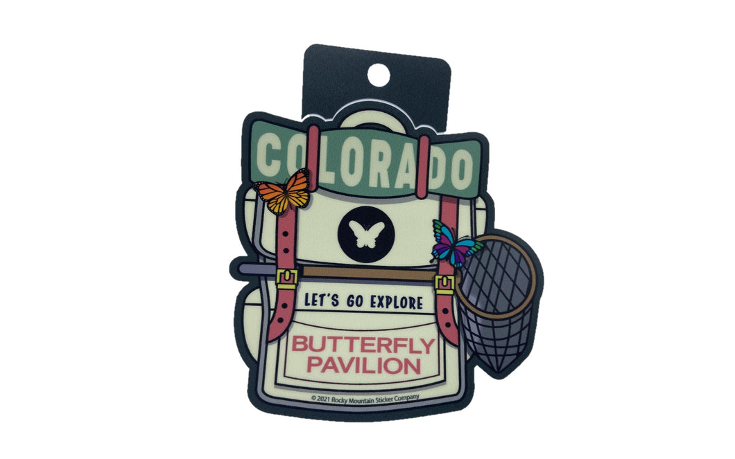Butterfly Backpack Sticker