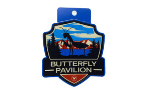 Blue Park Badge Mantis Sticker