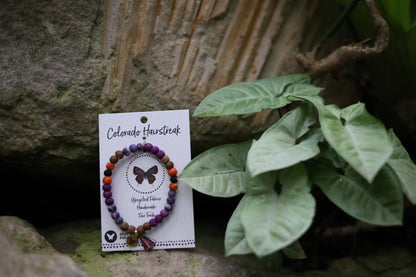 Recycled Fabric Butterfly Bracelets