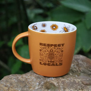 18oz Ceramic Mugs w/ Interior Design  Butterfly Pavilion