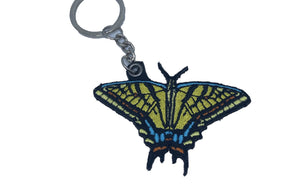 Swallowtail Embroidered Keychain