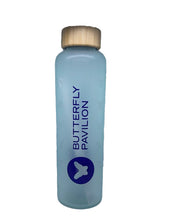 Load image into Gallery viewer, Glass Butterfly Pavilion Water Bottle - 18oz
