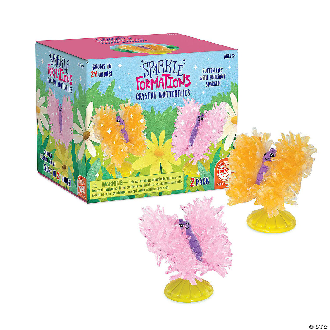 Crystal Formations Sparkle Butterflies Experiment Kit