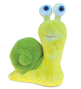 COTA yellow snail stuffed animal plush toy.