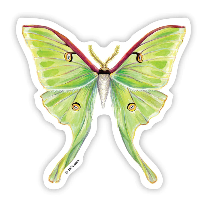 Luna Moth Sticker