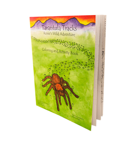 BP Press Tarantula Tracks Rosie's Wild Adventure Coloring Book.