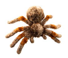 Load image into Gallery viewer, Wishpets rosie the chilean rose hair tarantula soft stuffed animal plush toy above view.
